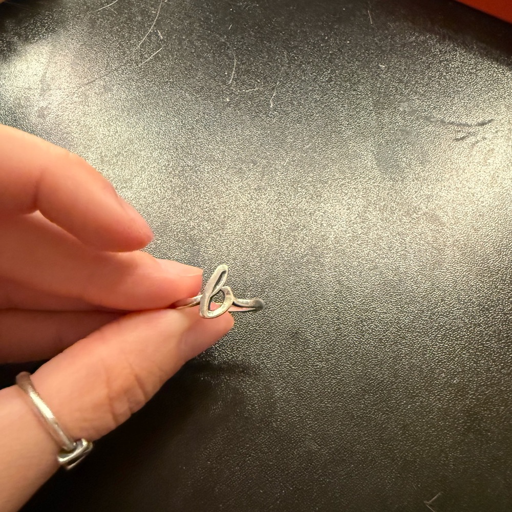 James Avery “b” ring